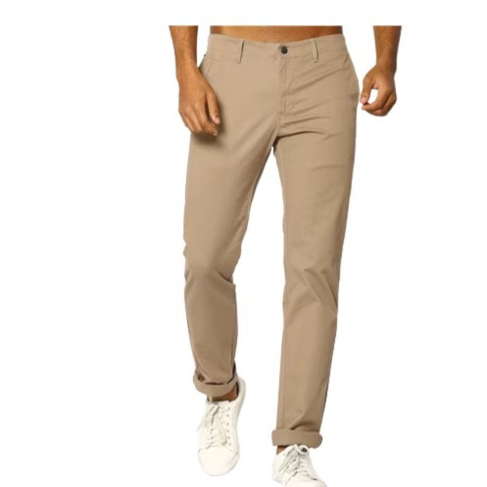 Indian Terrain Men's Khaki Pants | Size 32
